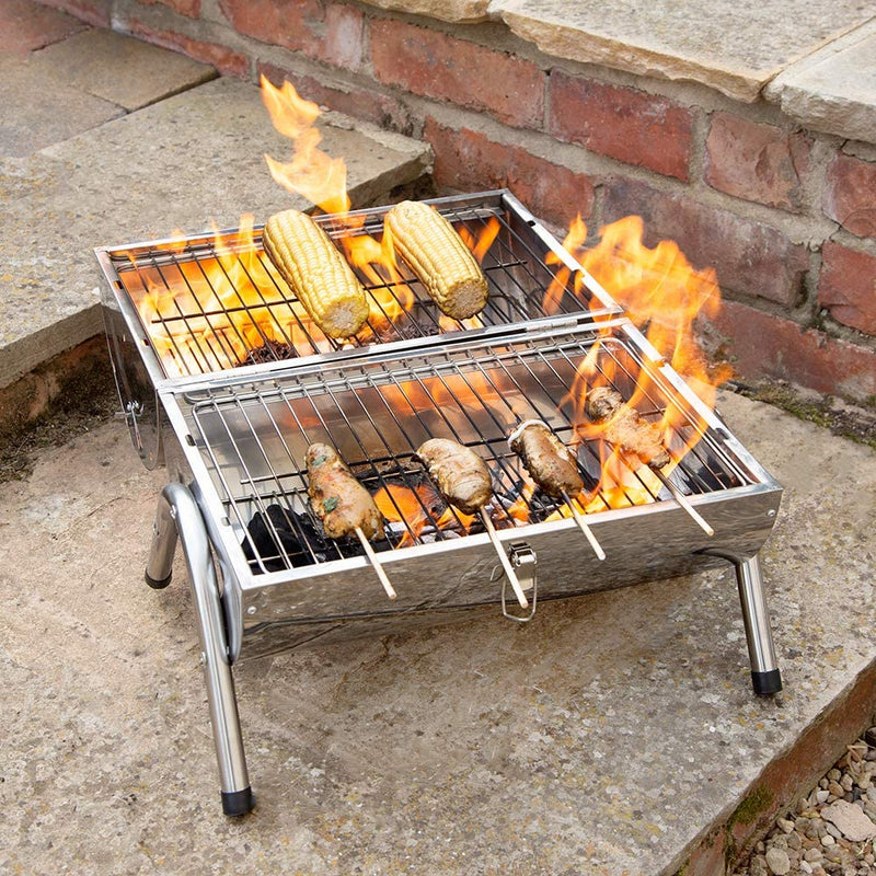 Portable Barrel Stainless Steel BBQ