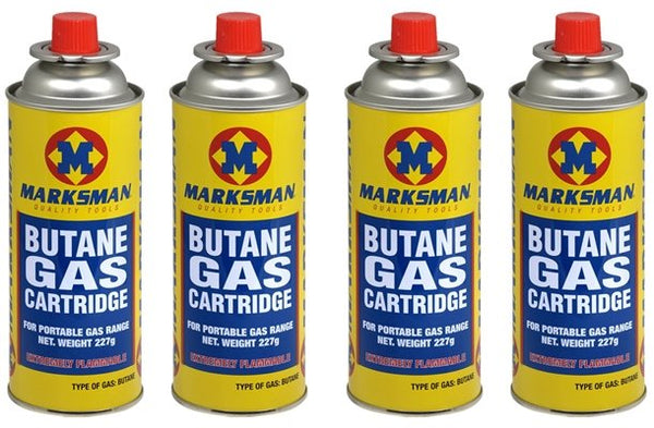 Butane Gas Cartridge pack of 4