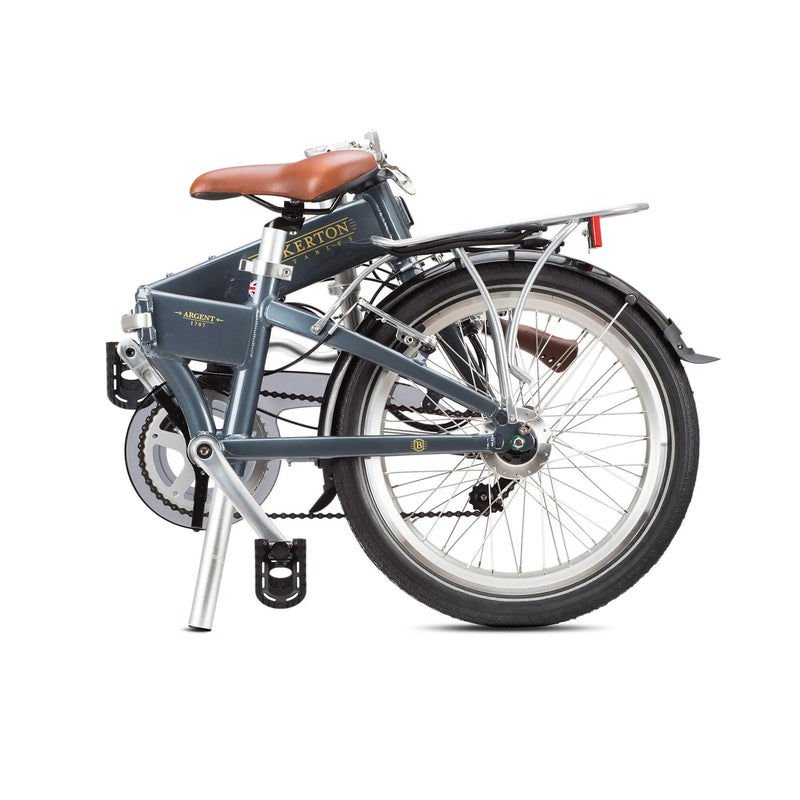 Bickerton Argent 1707 City Folding Bike in Dawn Grey Size 20" with FREE Lock