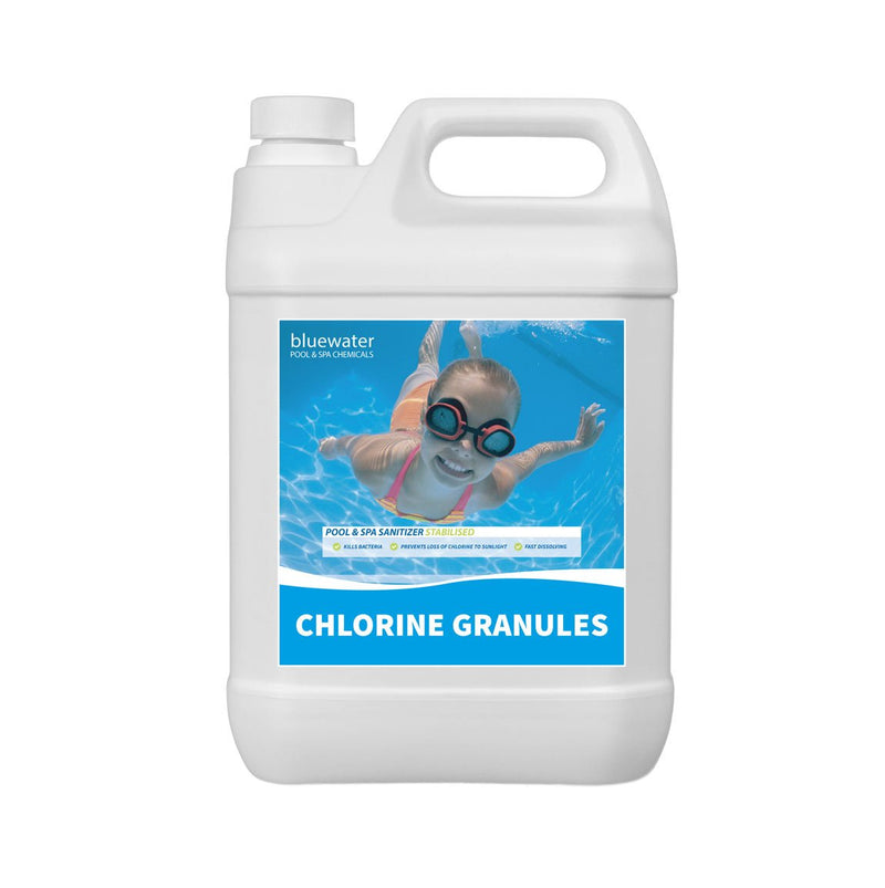 Chlorine Granules 5kg - Bluewater Pool & Spa Chemicals