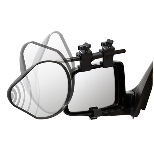 Maypole - Twin Pro View Towing Mirrors (Flat)