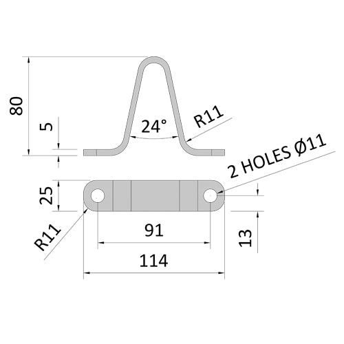 Maypole 80mm Coupling Skid