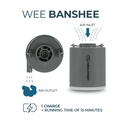 Highlander Wee Banshee Micro Lightweight Air Pump & Light
