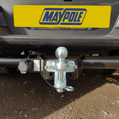 Maypole 50mm Ball And Pin Hitch Silver