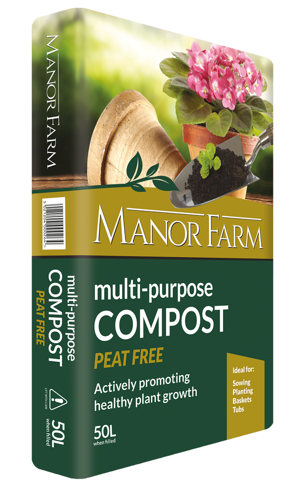 Manor Farm Multi-Purpose Compost Peat Free 50L