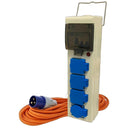Royal - 5 Way 230V Mobile Mains Power Unit 15M