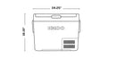 Igloo ICF40 Electric Compressor Cooler - Blue