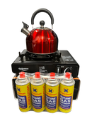 Emergency preparedness power cut kit (Basic) includes stove, gas and kettle