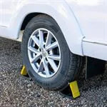 Pair of Folding Wheel Chocks with Spikes