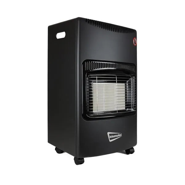 Leisurewize Portable Butane Gas Cabinet Heater - Black 4.2kw