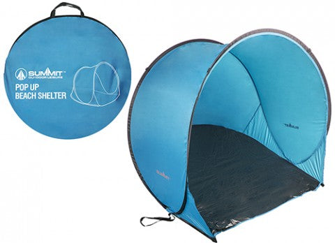 Summit Pop Up Beach Shelter 145 x 105 x 75cm Blue Colour