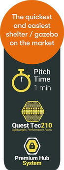 Quest Instant Spring Up Screen House 6 including 1 pair of side walls