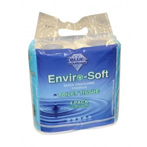 Enviro-Soft Premium Toilet Tissue 4 Pack