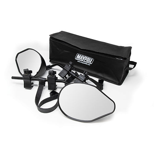 Maypole - Twin Pro View Towing Mirrors (Flat)