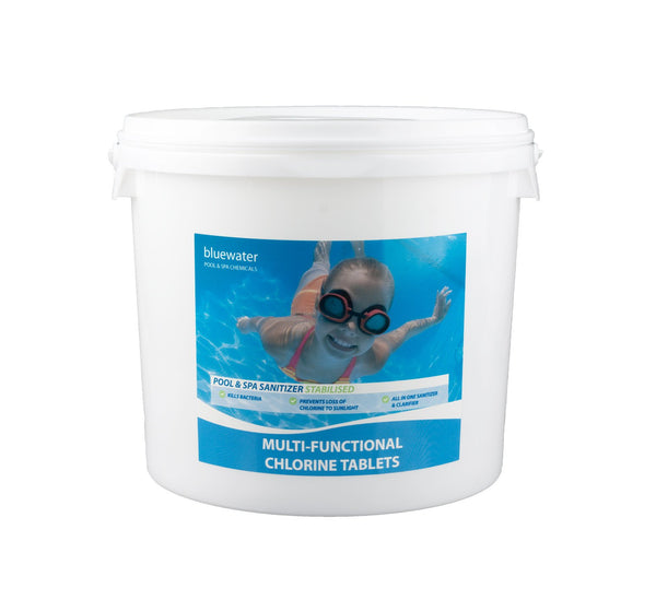 Multifuncational Chlorine Tablets 2kg 200g Tablets - Bluewater Pool & Spa Chemicals