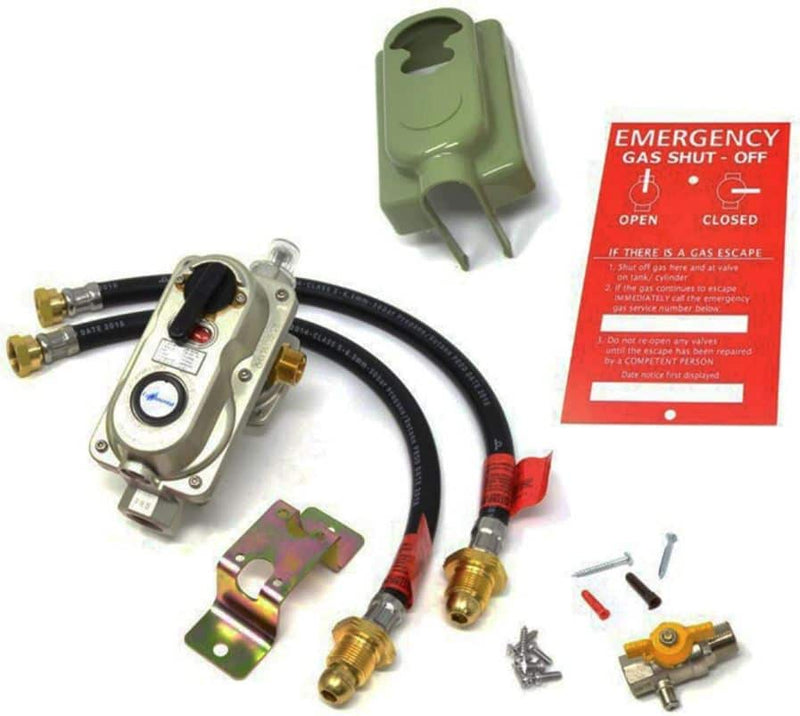 Continental 2-Cylinder Automatic Gas Changeover Valve With OPSO