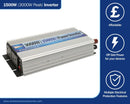 Streetwize 1500W (3000W Peak) Modified Sine Wave Inverter